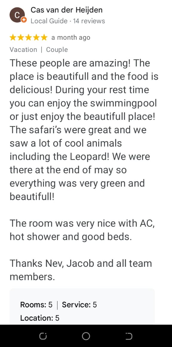 Google review — Cas van der Heijden